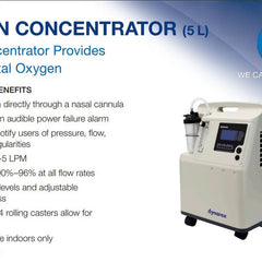 Dynarex Resp-02 oxygen concentrator for home oxygen therapy