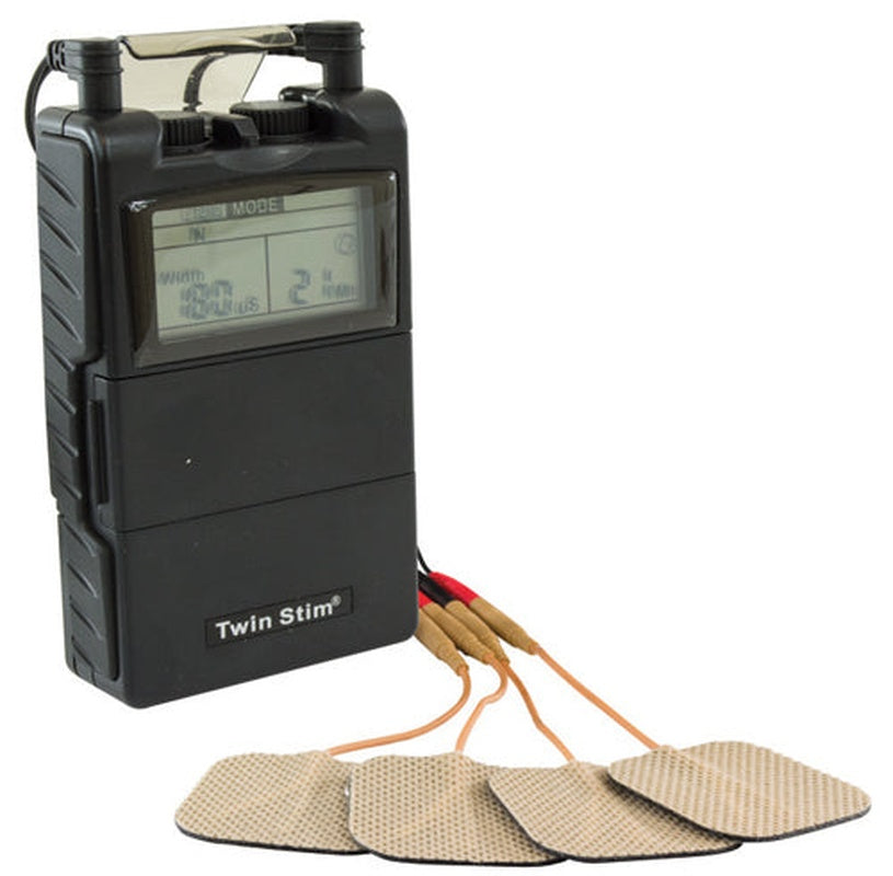 Twin Stim TENS & EMS Combo Unit - Dual Pain Relief & Muscle Stimulation Device for Enhanced Recovery and Relaxation. Ideal for Home Use and Therapy!