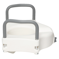 dynarex raised toilet seat with arms