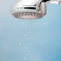 moen shower head hand held w pause control chrome finish