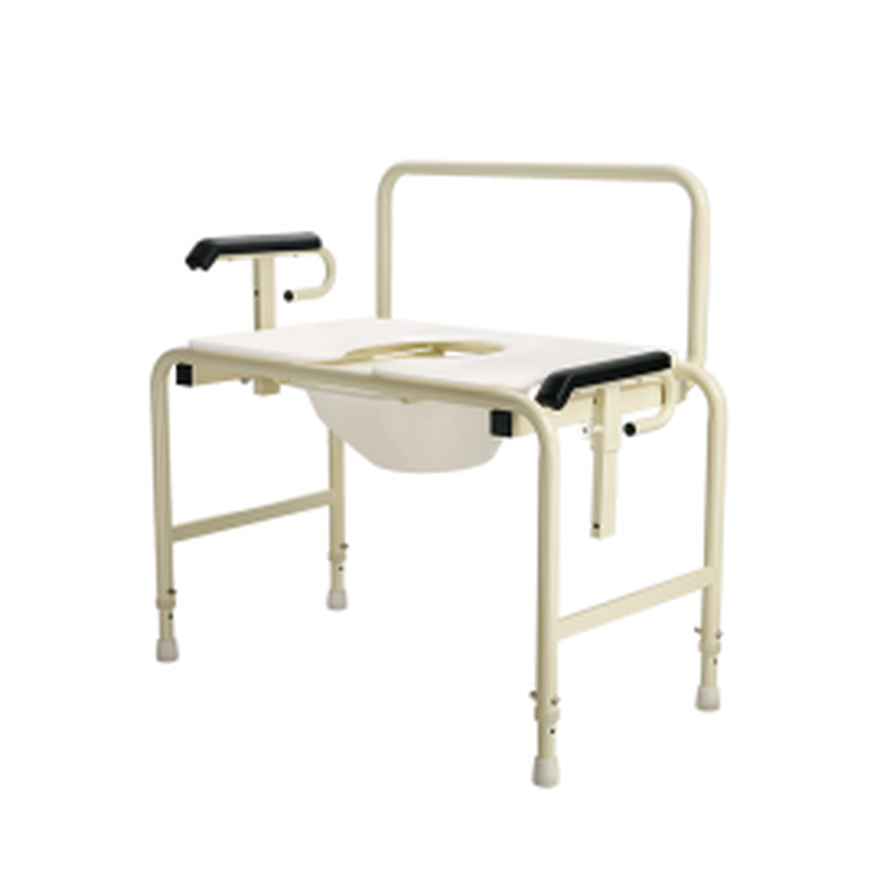 bariatric hd drop arm commode 30