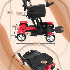 compact electric wheelchair