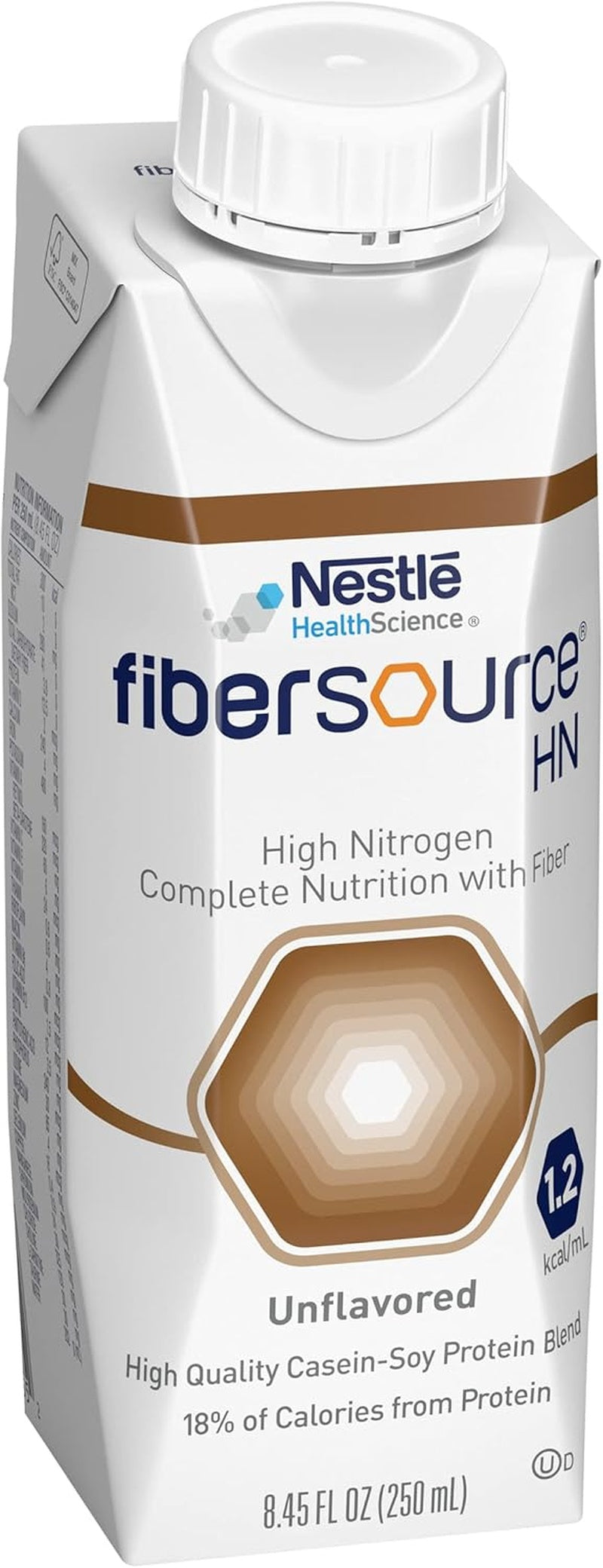 tube feeding formula fibersource hn unflavored liquid 250 ml carton packaging type case