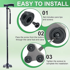 hurrycane replacement feet 3 pk