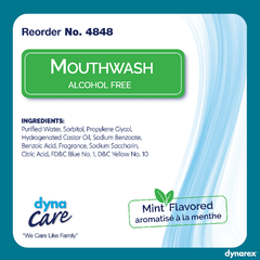 dynarex mouthwash mint flavored