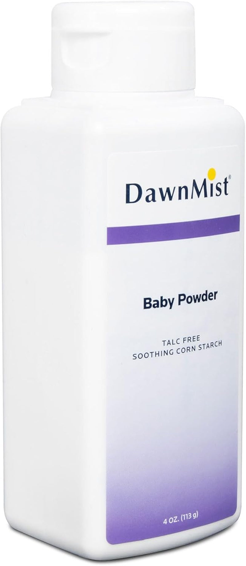 baby powder dawnmist 4 oz scented shaker bottle aloe vitamin e packaging type case