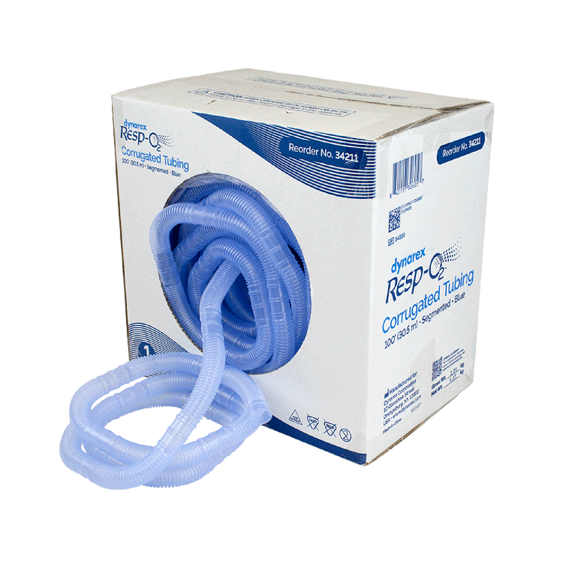 dynarex 34213 corrugated tubing 6 1 8 m