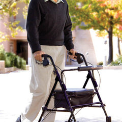 carex step n rest rolling walker