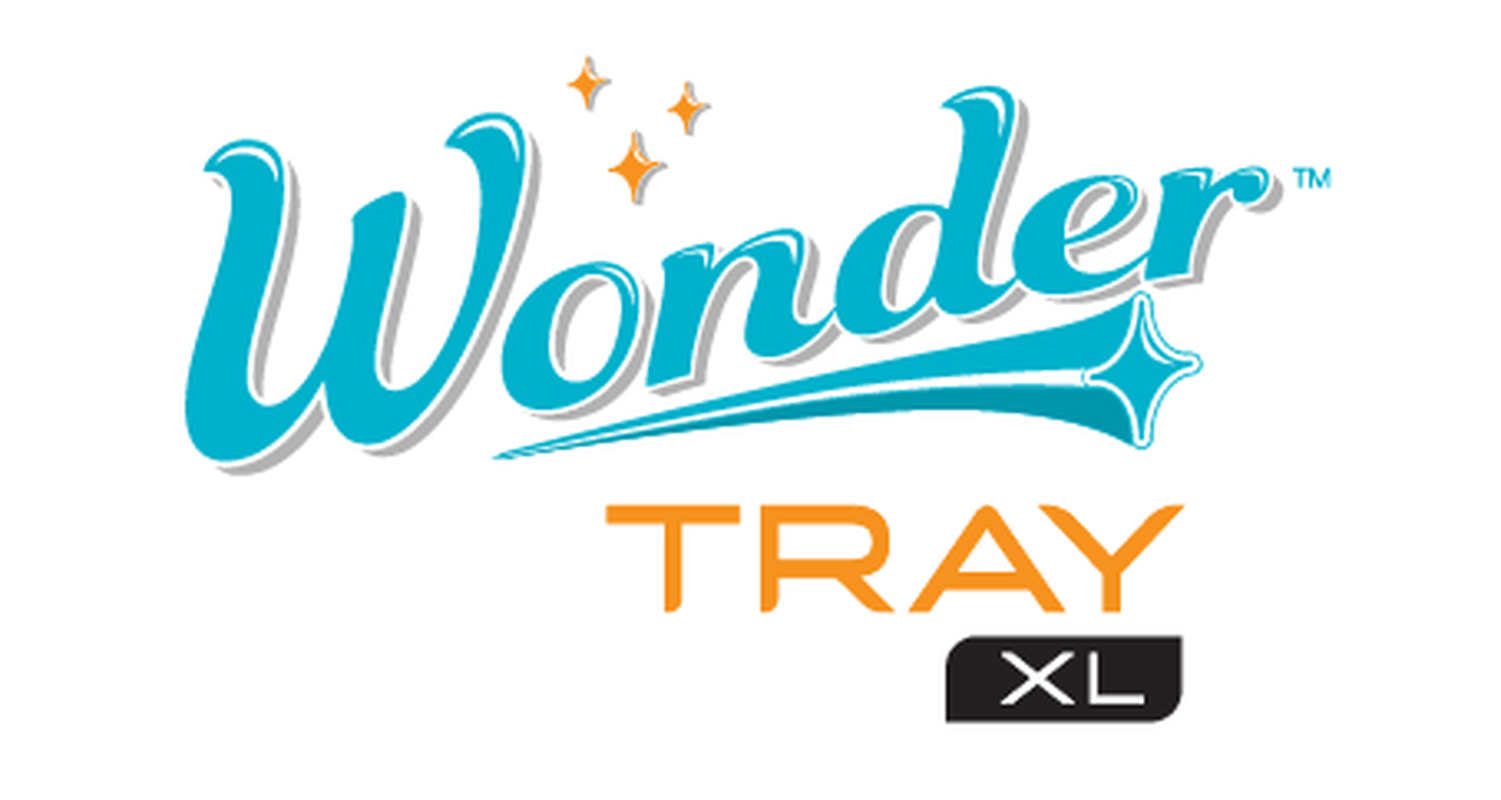 Wonder Tray XL - Black | Versatile, Durable Serving Tray for Home & Events | Ideal for Entertaining, Food Display, & Organization | Stylish & Functional Design