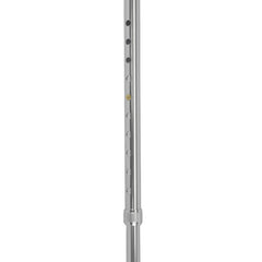 Cane  Soft Foam Offset Handle  Blue Jay  Silver With Strap   All Care Store