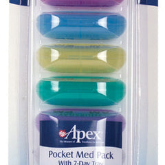 Pocket Med Pack - 7-Day Pill Organizer for Easy Medication Management, Compact & Portable, Ideal for Travel and Daily Use. Stay Organized with Ease!