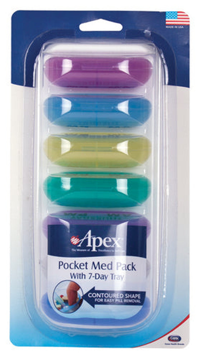 Pocket Med Pack - 7-Day Pill Organizer for Easy Medication Management, Compact & Portable, Ideal for Travel and Daily Use. Stay Organized with Ease!