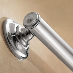 moen elegance grab bar 16 chrome w grip pads
