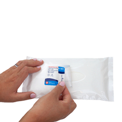 rinse free bath wipe ez care™ soft pack scented 8 count 3