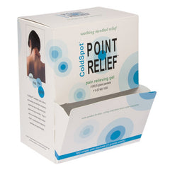 Point Relief Coldspot Pain Gel  Dispenser W/100 5gm Packs