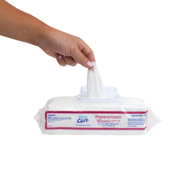personal cleansing wipe dynarex soft pack unscented 64 count packaging type case