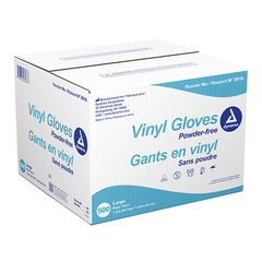 dynarex vinyl gloves in a bag powder free