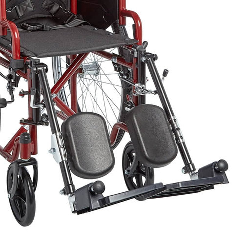 Ziggo Lightweight Manual Wheelchair Elevated Legrests  Pair For Item# Zg1400