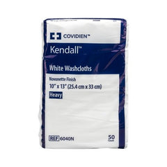 washcloth excilon 10 x 13 inch white disposable packaging type case