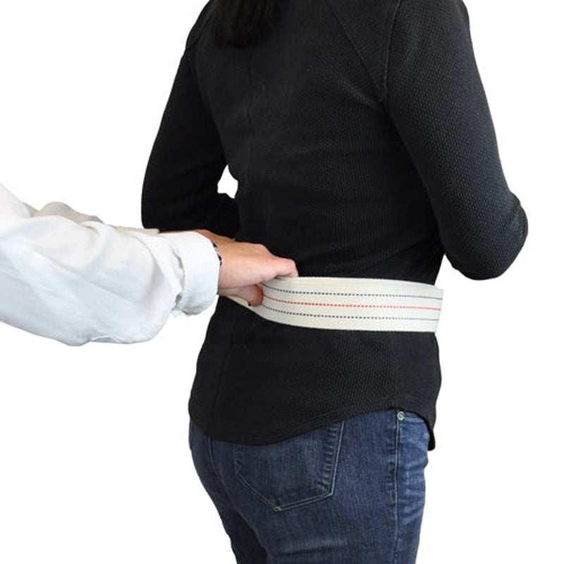 Gait Belt W/ Safety Release 2 X60  Striped Blue Jay Brand   All Care Store
