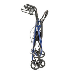 Rollator Steel Blue W/6  Whls Knocked down   All Care Store