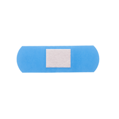 blue metal detectable plastic strip