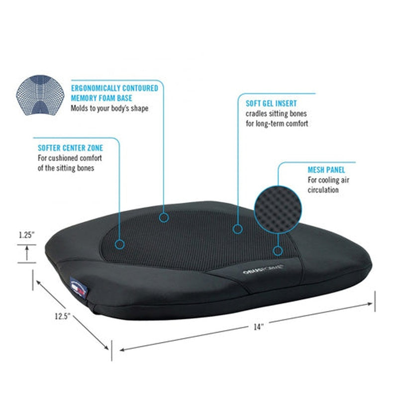 The Gel Seat By Obusforme Wheelchair / Chair Cushion