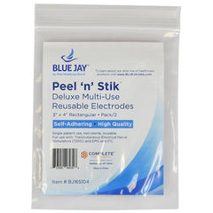Reusable Electrodes  Pack/2 3 X4 Rectangle  Blue Jay Brand   All Care Store