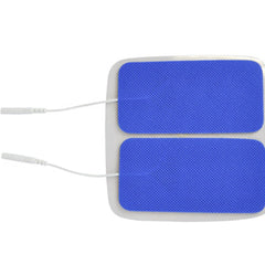 Reusable Electrodes  Pack/4 2 X4 Rectangle  Blue Jay Brand