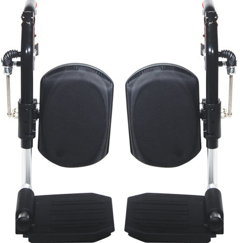 Elevating Legrests Only  Black Pair  Fits 10965d  Etc.   All Care Store