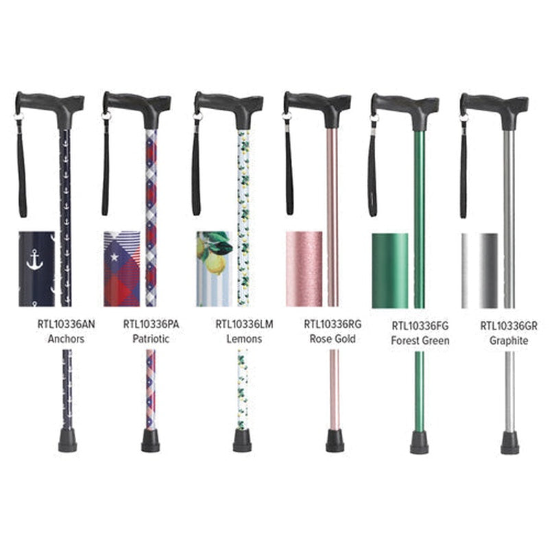 comfort grip cane forest green fashion color forest green