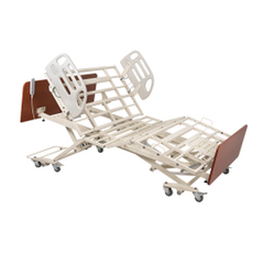 db600 bariatric hd ltc bed w composite rail