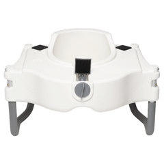dynarex raised toilet seat with arms