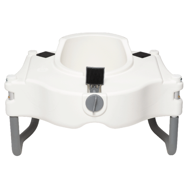 dynarex raised toilet seat with arms
