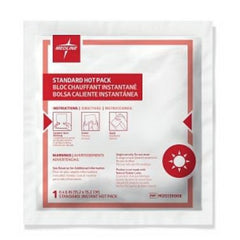 Instant Hot Pack Medline Medium Plastic / Sodium Acetate Disposable, Packaging Type- Case