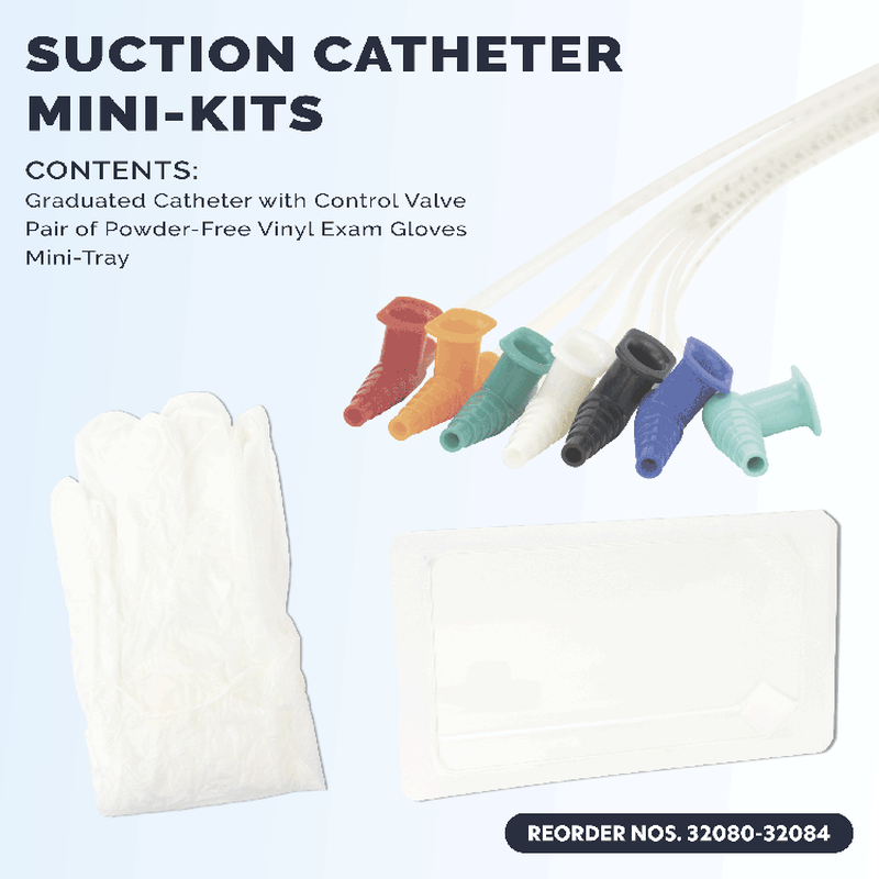dynarex suction catheter kits mini tray