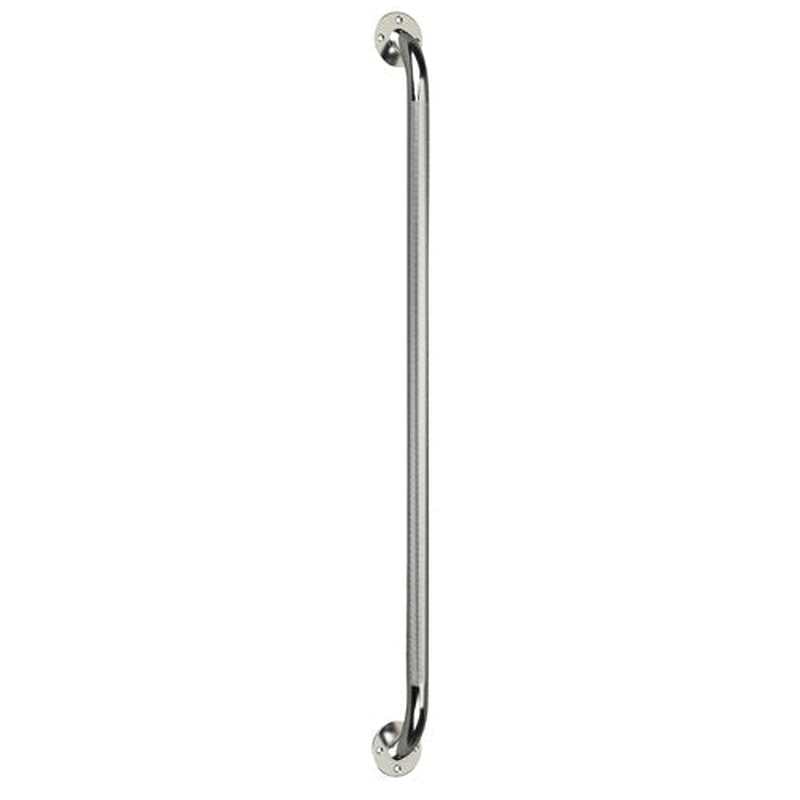 grab bar knurled chrome 18in