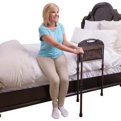 pivoting bed rail