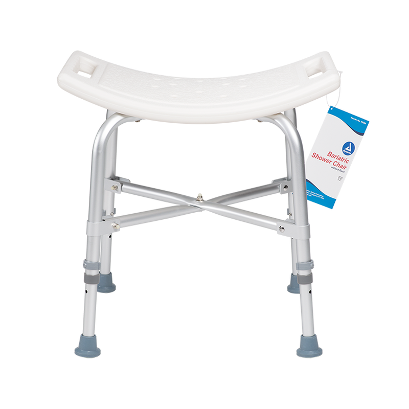 Bath chair with rubber tips