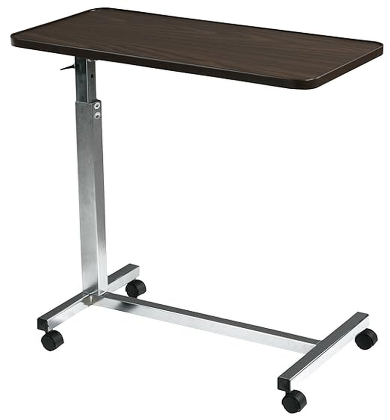 overbed table drive non tilt adjustment handle 28 to 45 inch height range packaging type case