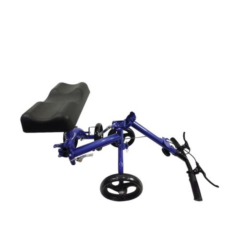 Keep Me Moving Steerable Folding Knee Scooter - Bluejay