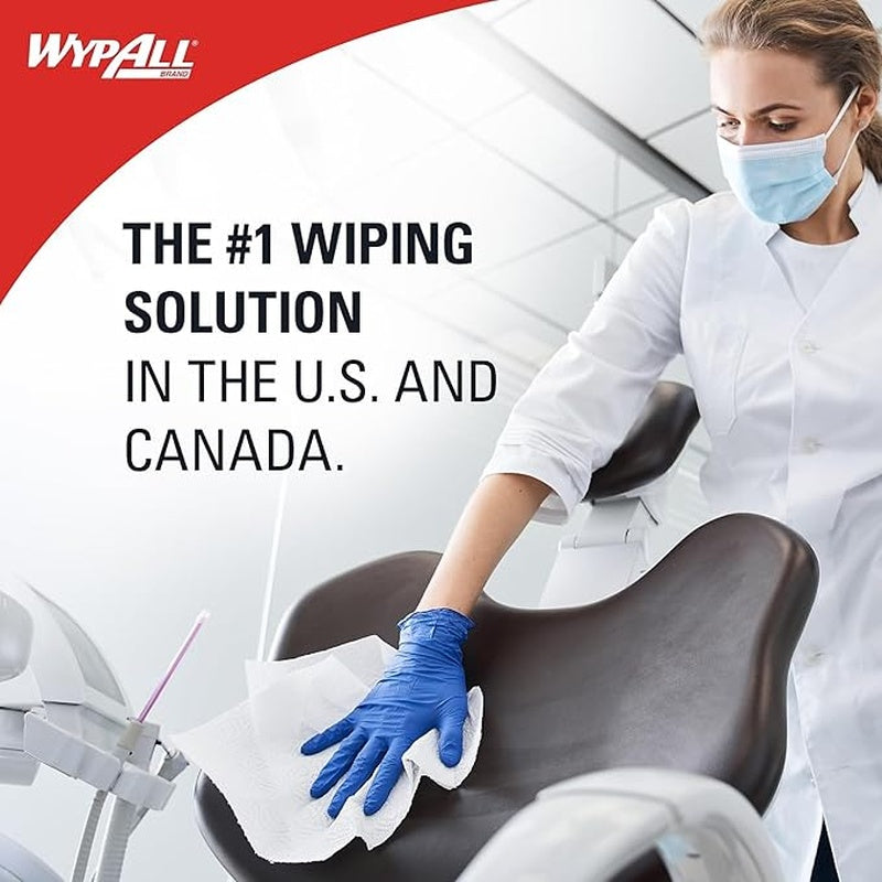 task wipe kimtech prep wettask white nonsterile meltblown 12 x 12 1 2 inch disposable packaging type case