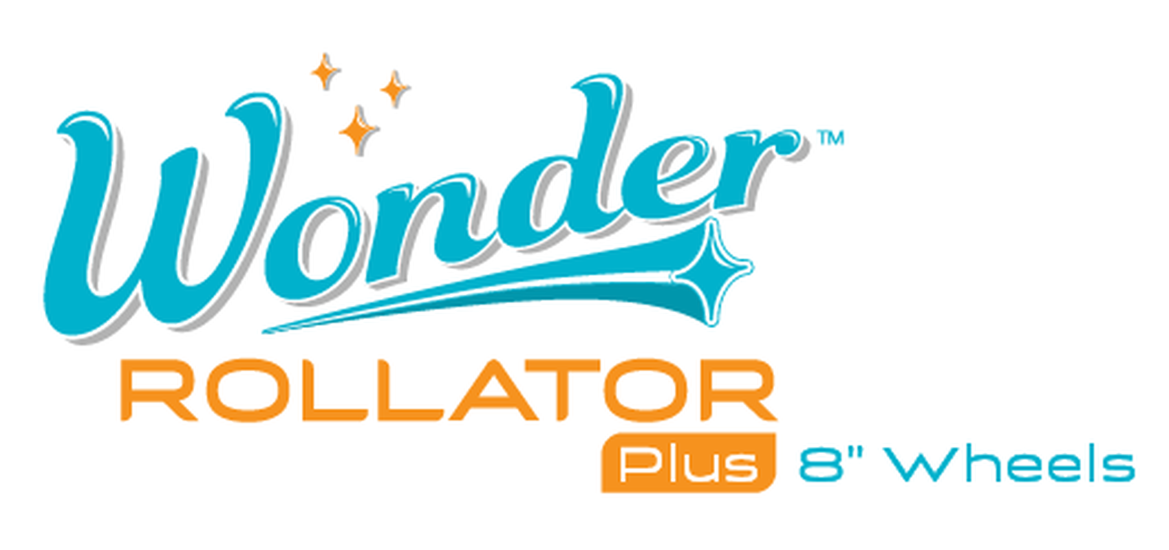 Wonder Rollator Plus with 8" Wheels - Lightweight & Durable Mobility Aid for Comfort & Stability. Ideal for Indoor & Outdoor Use. Easy to Maneuver & Fold.