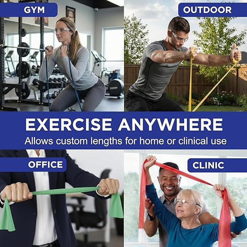 Exercise Resistance Band TheraBand Green 4 Inch X 25 Yard Heavy Resistance, Packaging Type- Each