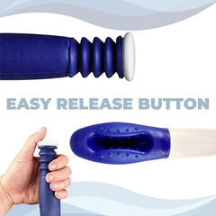 the wiping wand long reach hygienic cleaning aid blue jay