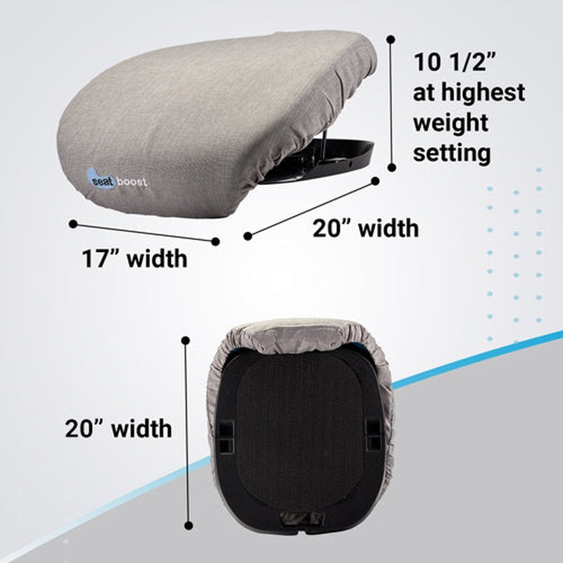 Seat Boost - Small Weight Cap 80-230 Lbs