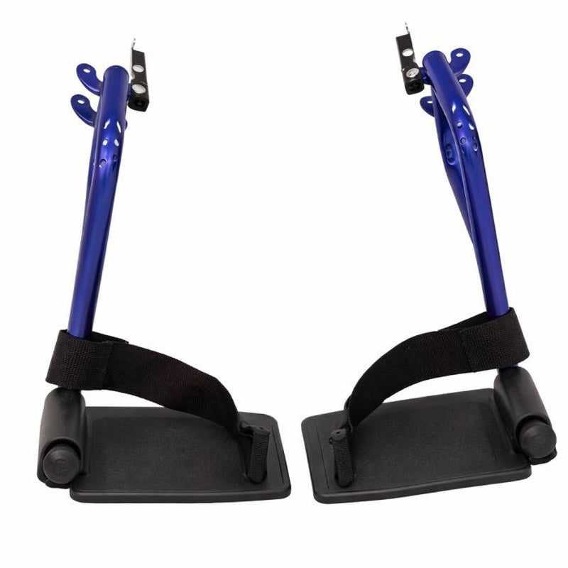 Swing Away Footrests with Composite Footplate