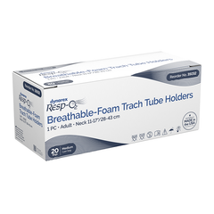 breathable foam trach tube holder 1 piece