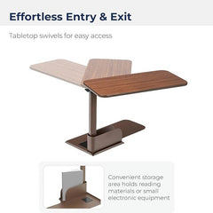 table ez for lift chair right side