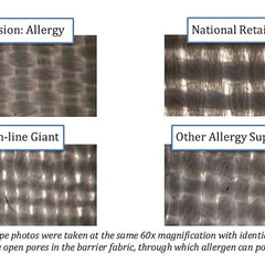 pillow cover allergy relief standard size